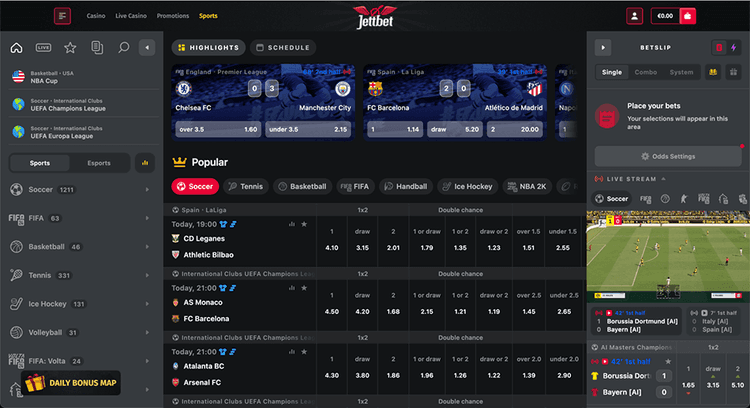JettBet Casino highlights