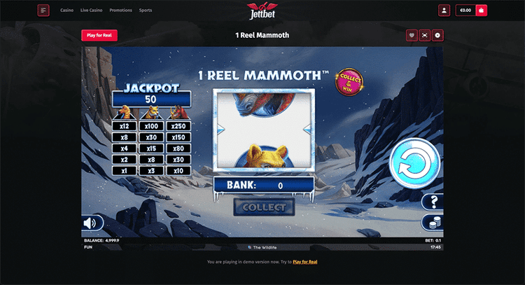 JettBet Casino jackpot