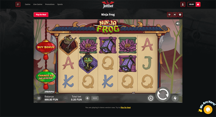 JettBet Casino ninja frog