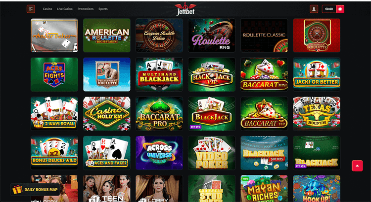 JettBet Casino roulette