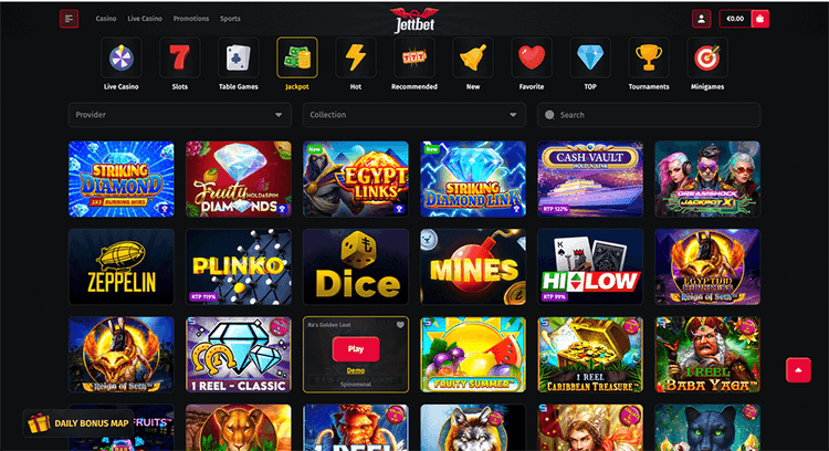 JettBet Casino striking