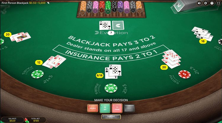 Newlucky Casino blackjack