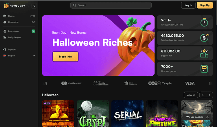 Newlucky Casino halloween