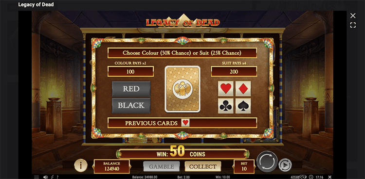 Newlucky Casino legacy of dead