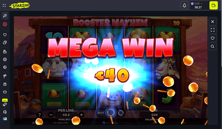 starzino casino rooster