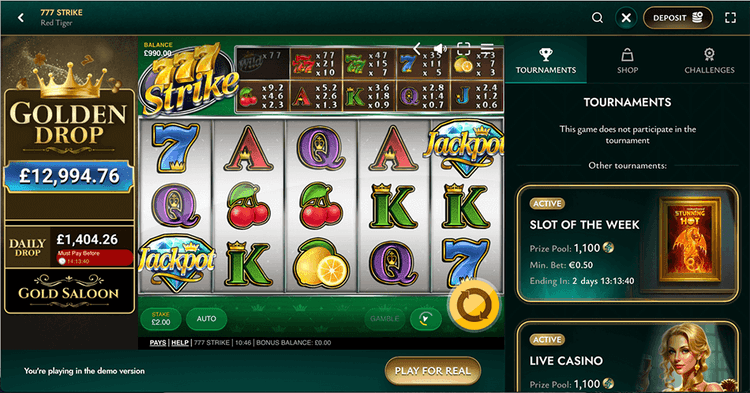 Cashed Casino golden drop