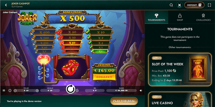 Cashed Casino joker
