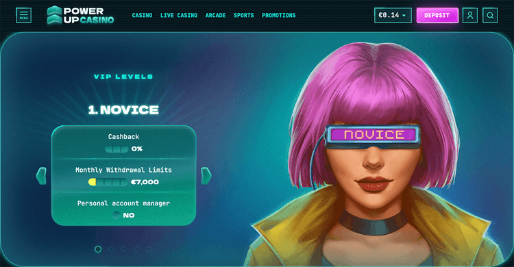 PowerUp Casino novice