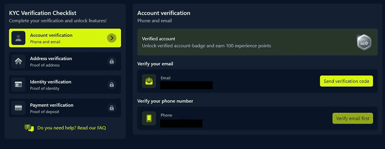 Winzter kyc verfication
