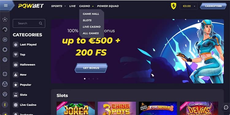 powbet casino fs