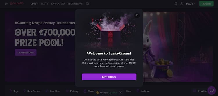 luckycircus-welcome-getbonus