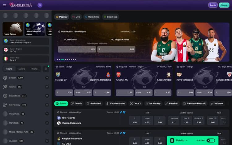 Gamblerina sportsbook
