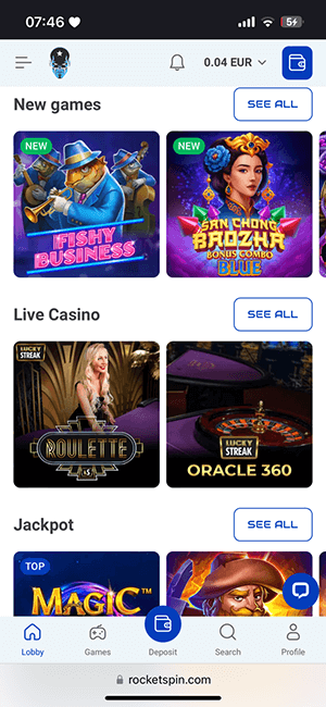 RocketSpin Casino new game RocketSpin Casino new game