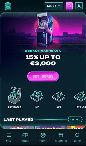 PowerUp Casino mobile weekly cashback PowerUp Casino mobile weekly cashback