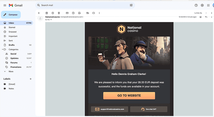 depositreceived