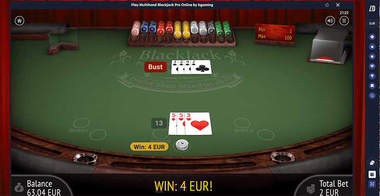 black jack lucky dreams