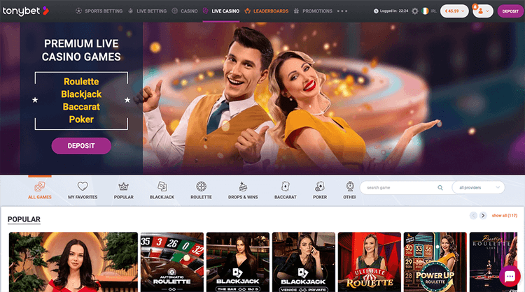 livecasino tonybet