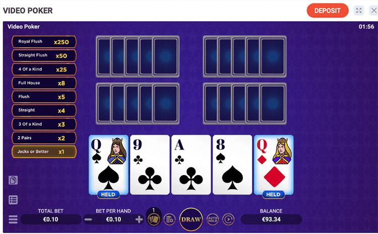 videopoker tonybet