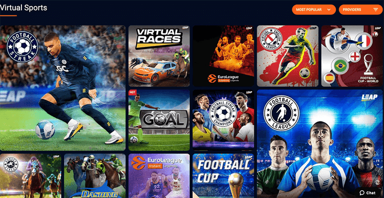 virtualsports dreambet