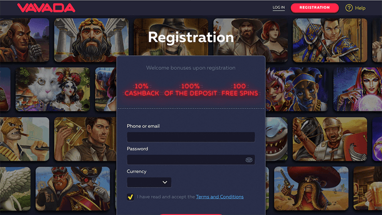 vavada registration