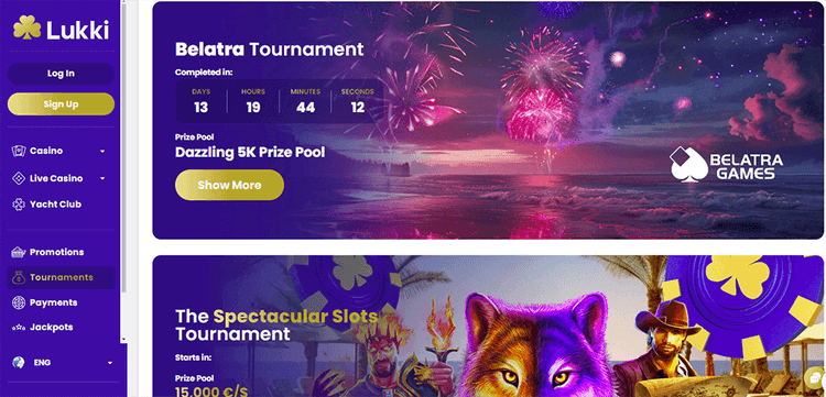 Lukki Casino tournment