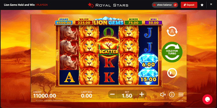 royal starts lion games