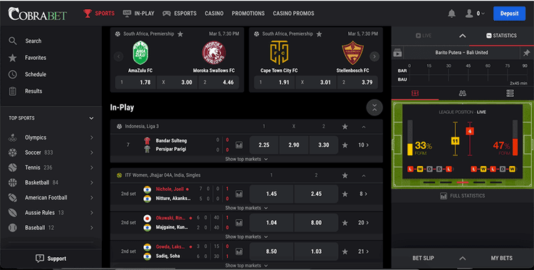 Cobra Casino sportsbook