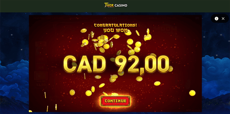Thor Casino jackpots