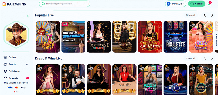 Daily Spins Casino Casino Overview