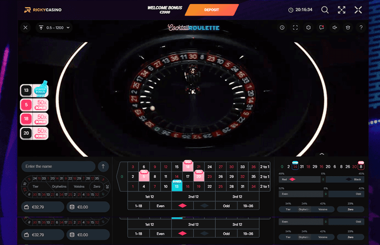 RickyCasino roulette