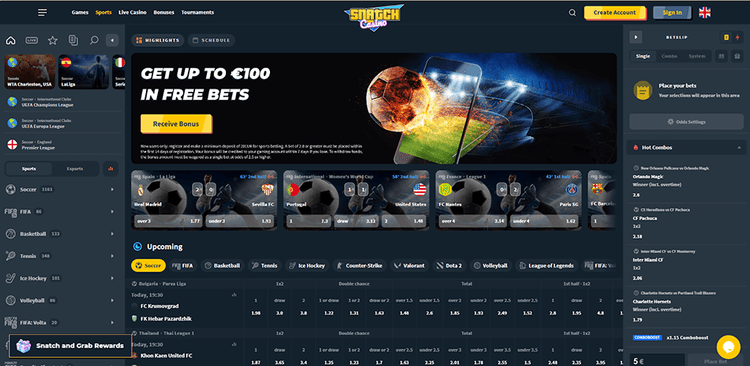 snatch SPORTS BETTING