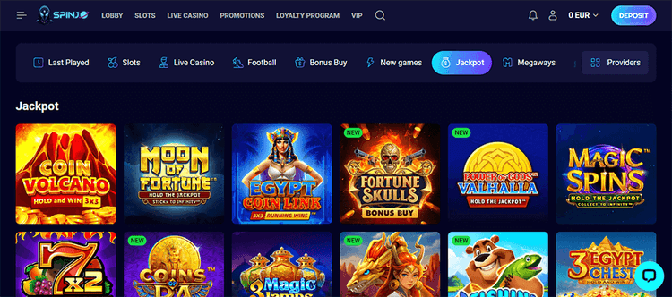 Popular Jackpot Games