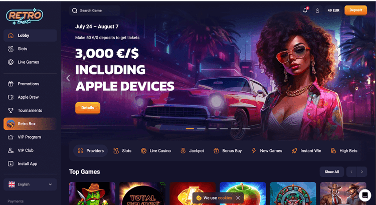 Retro Bet Casino Account created