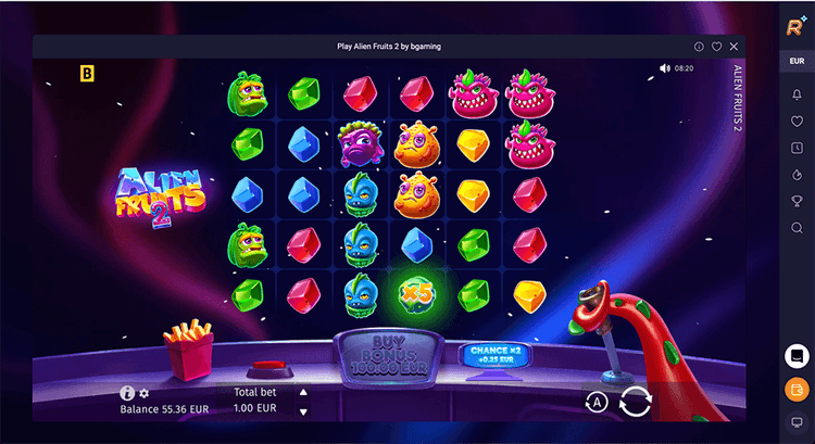 Retro Bet Casino Alien Fruits