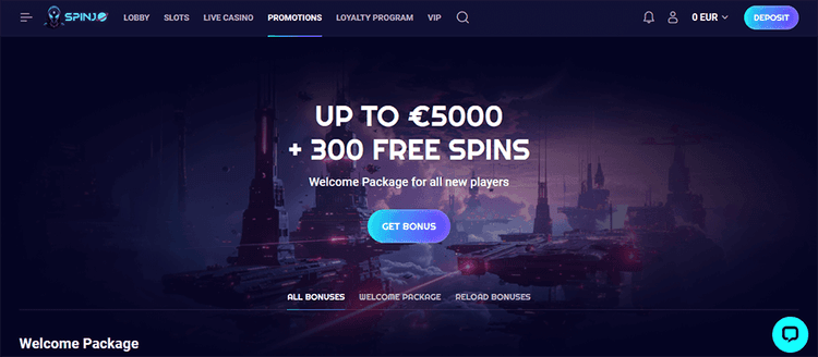 Spinjo Casino Bonus Overview