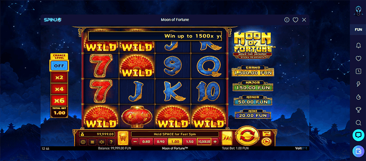 Spinjo Casino Moon of Fortune