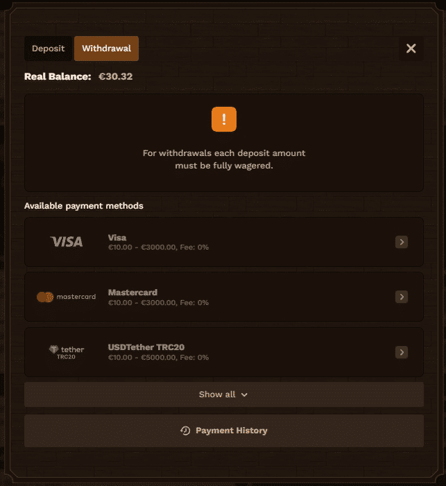 fatpirate withdrawal