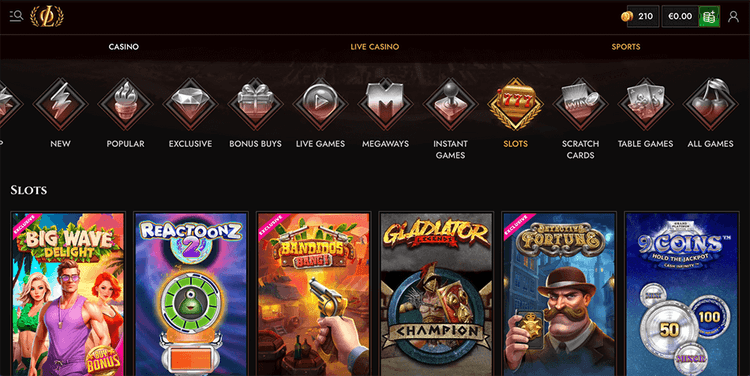 Legiano Casino Popular Slots