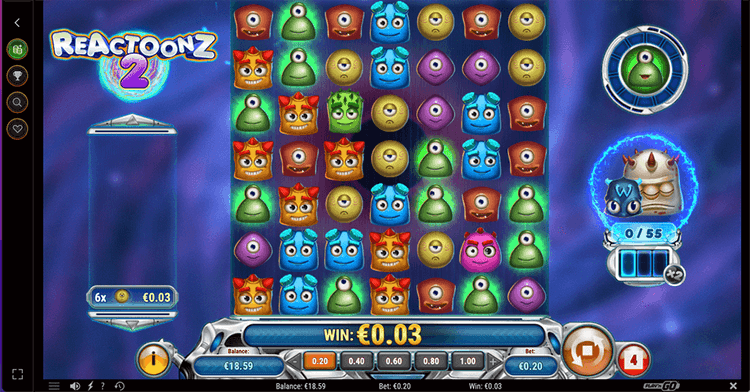 Legiano Casino Reactoonz