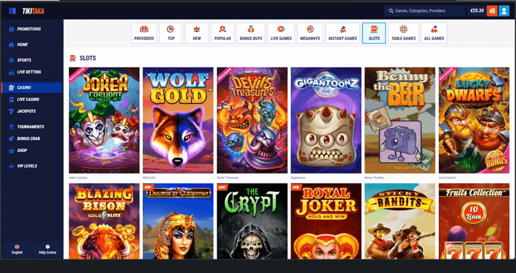 TikiTaka Casino Review Casinofy