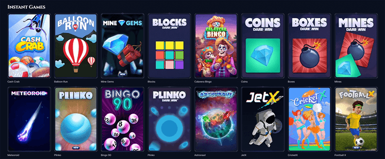 cazeus instant games