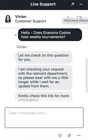 grancasino customer support
