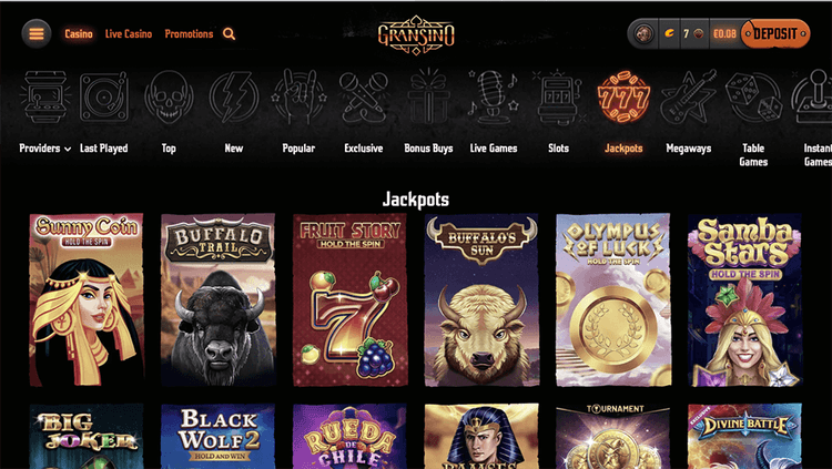 grancasino jackpots