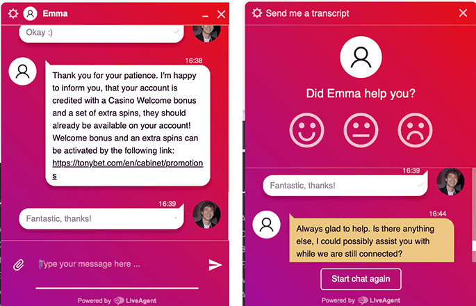 customer care tonybet customer care tonybet