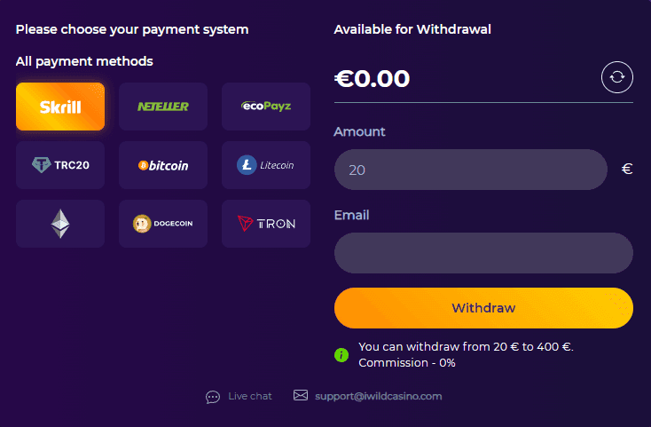 iwildcasino withdrawls iwildcasino withdrawls