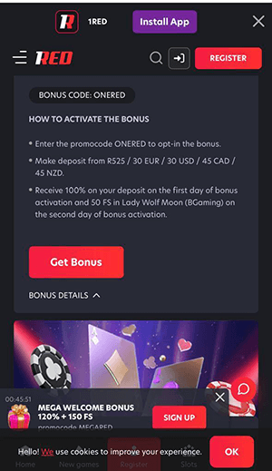 Red Casino on Mobile Red Casino on Mobile