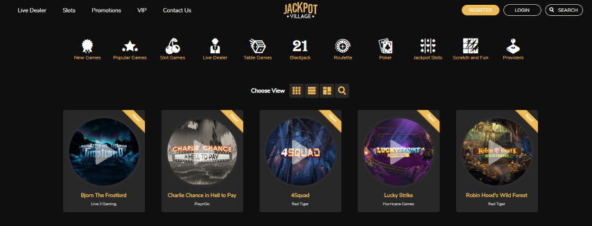скачать приложение JACKPOT VILLAGE 10 руб