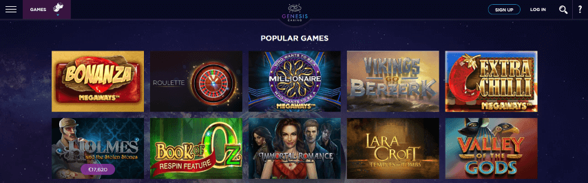 Genesis casino review and bonus