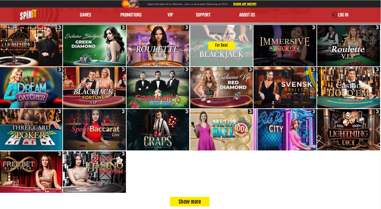 Spinit Casino Review 2025 | Bonus Codes & Games