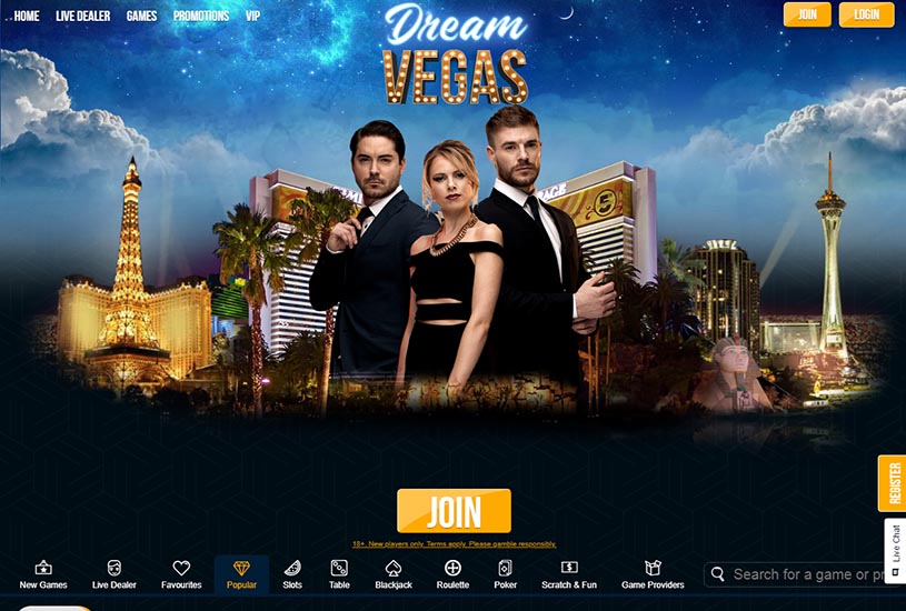 Dream Vegas Casino Review 2024 Bonus & Games